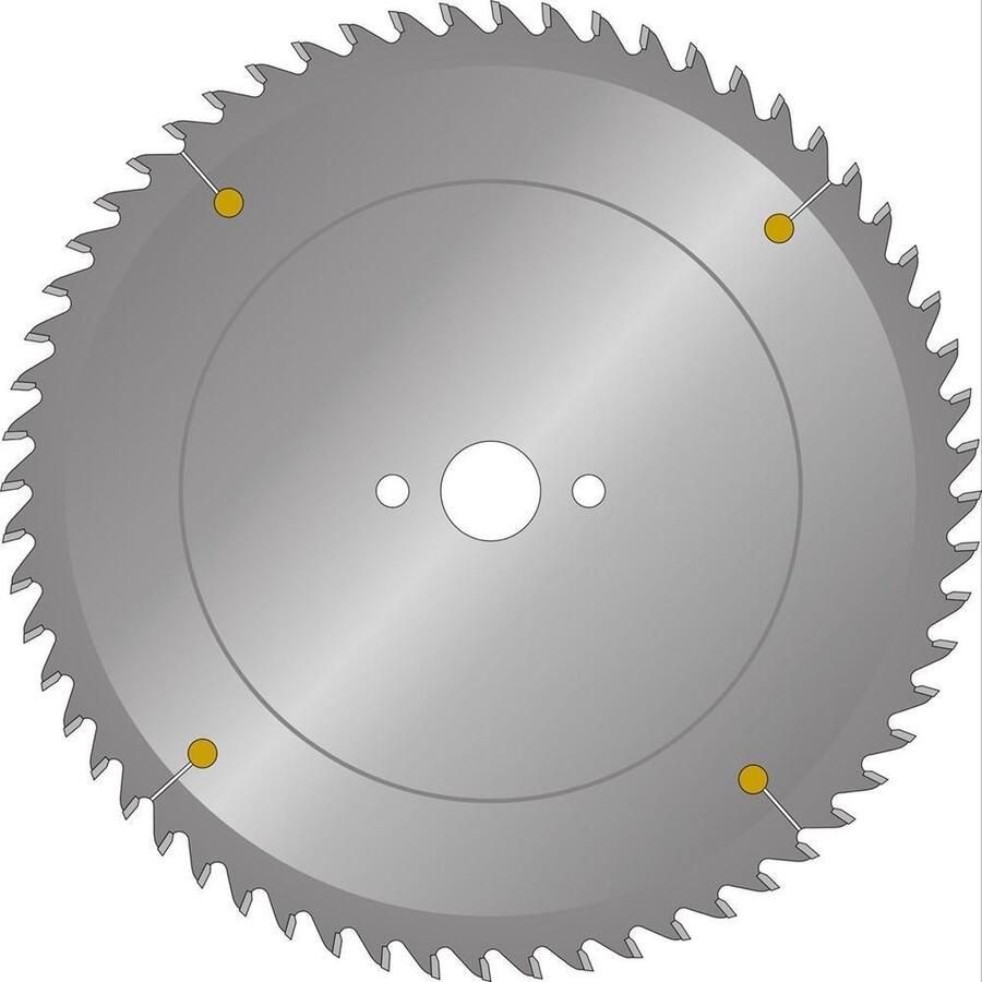 RvS Tools RVS Zaagblad Mfs 250X3 2X30 80T Hm Trespa