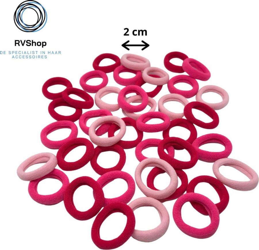 RVShop Roze Haarelastiekjes 25 stuks Elastiek Roze Licht Roze Haar Elastiekjes Voor Meisjes Haarbandjes Kinderen Meisjes Dames Musthave Geen Verzendkosten