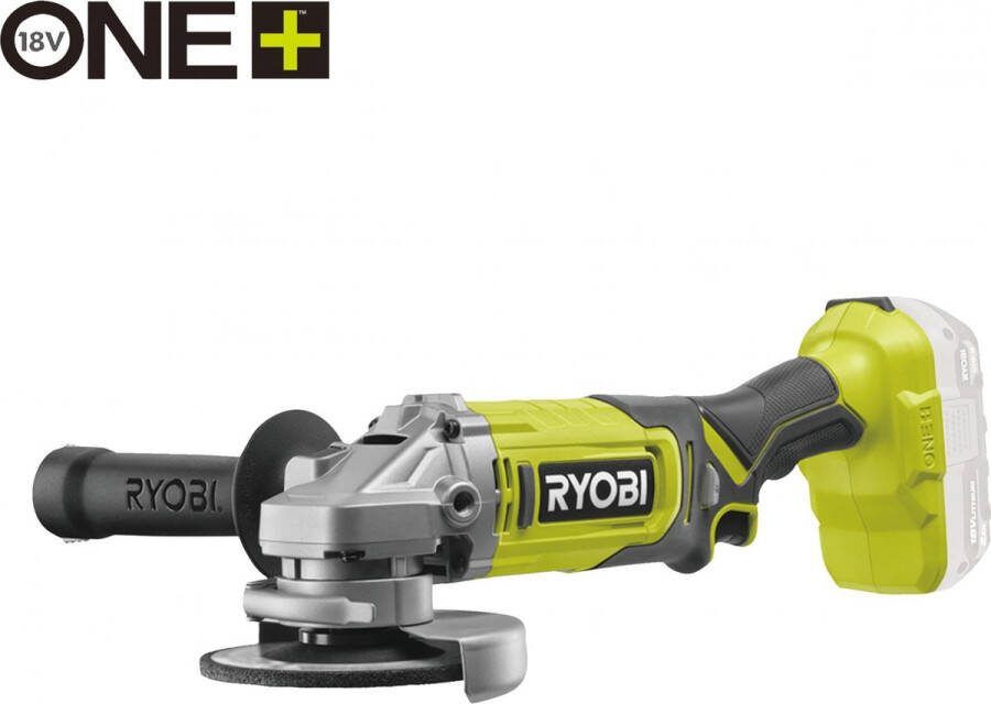 Ryobi RAG18115 one+ 18V Accu Haakse Slijper body 115mm