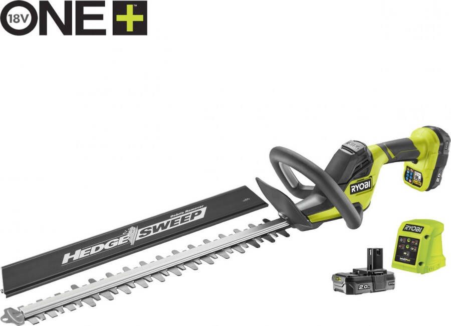 Ryobi RY18HT45A-120 One+ 18V Accu Heggenschaar set 2.0Ah 45cm