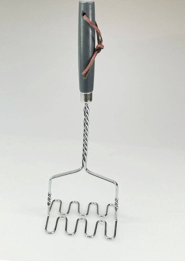 RZ-kookgerei Aardappelstamper 33 cm Stamppot stamper Antraciet grijs