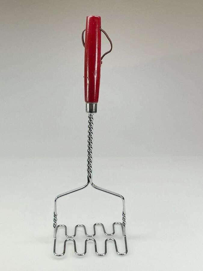 RZ-kookgerei Aardappelstamper 33 cm Stamppot stamper rood