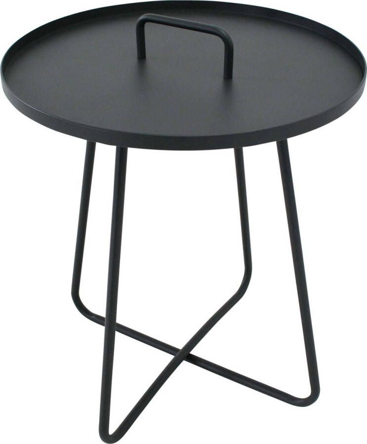 SenS-Line Outdoor Bijzettafel Jennifer 50cm antraciet Rond - Foto 2