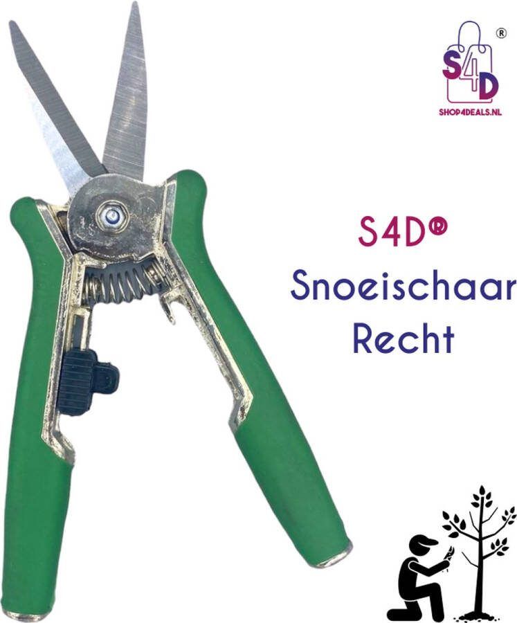 S4D Bloemschaar Snoeischaar Recht 15 CM