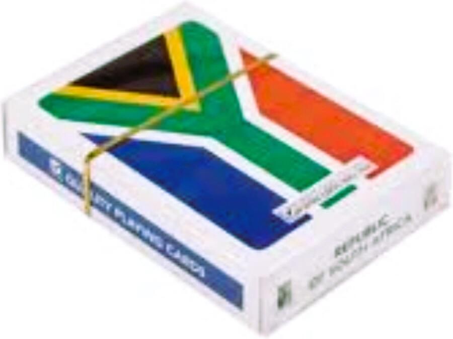 SA Playing Cards South African Flag Playing Cards 1 pack (Speelkaarten) (Zuid-Afrika)- (Zuid-Afrikaans)