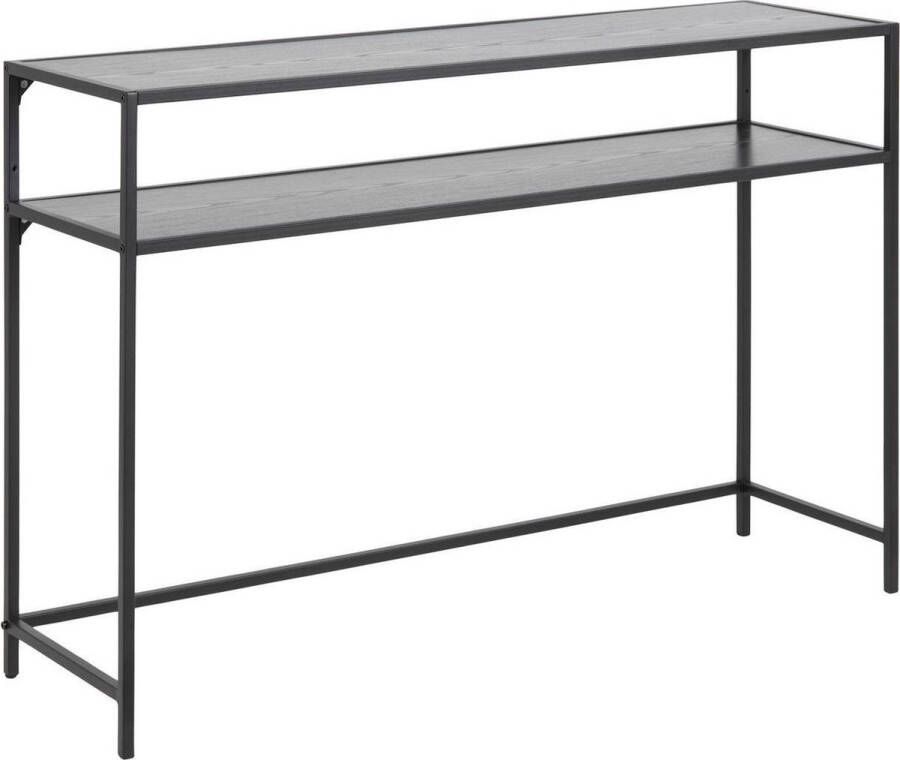 Bendt Sidetable Holger Essen en metaal 120cm Zwart