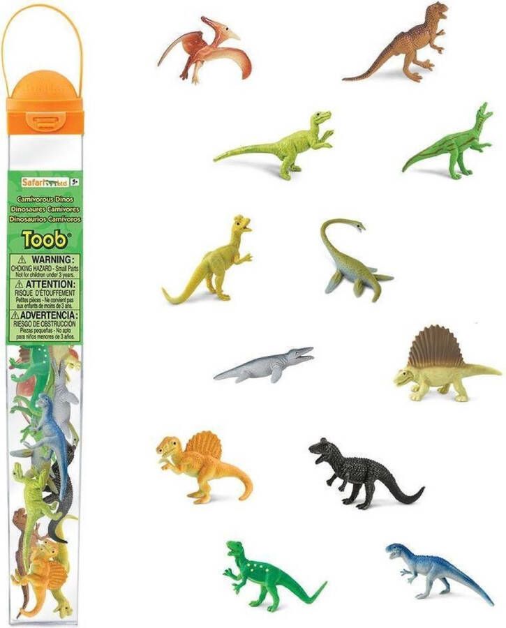 Shoppartners Safari Speelfigurenset Carnivorous Dinos Junior 12-delig