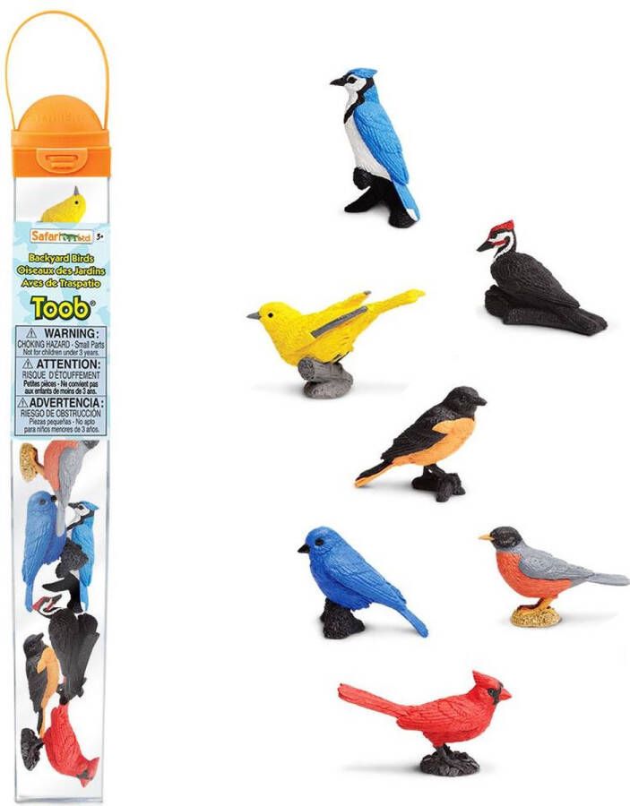 Shoppartners Safari Speelset Backyard Birds Toob Junior 7-delig