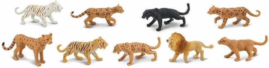 Shoppartners Safari Speelfigurenset Big Cats Junior 9-delig