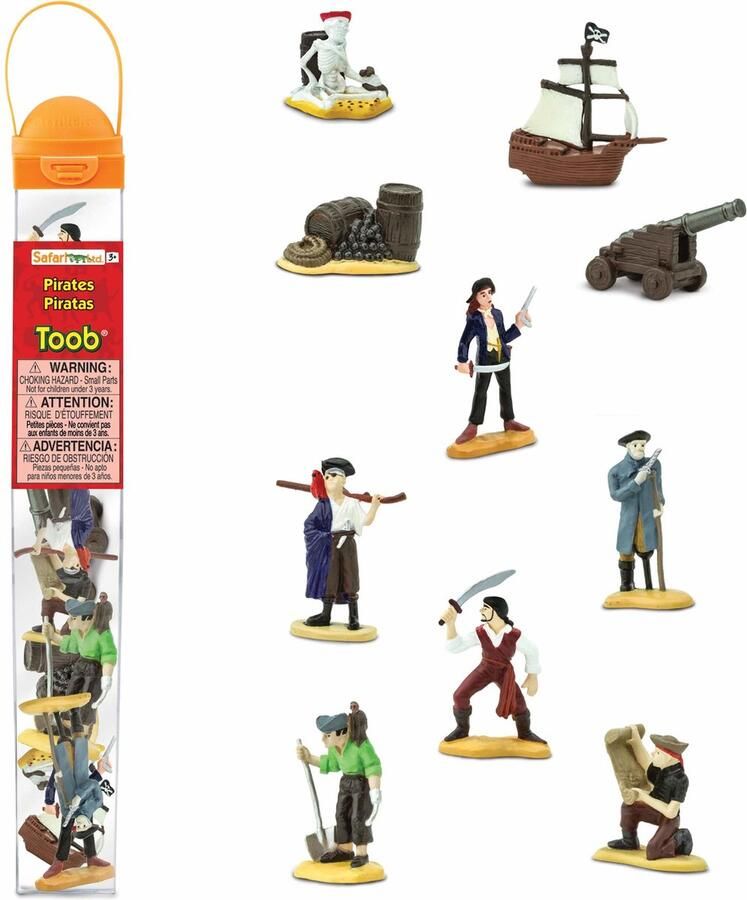 Safari Speelfiguren Piraten Toob Ltd 10 stuks