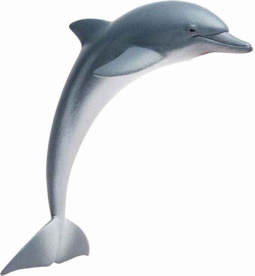 Shoppartners Safari Zeedieren Dolfijn Junior 11 5 Cm Grijs wit