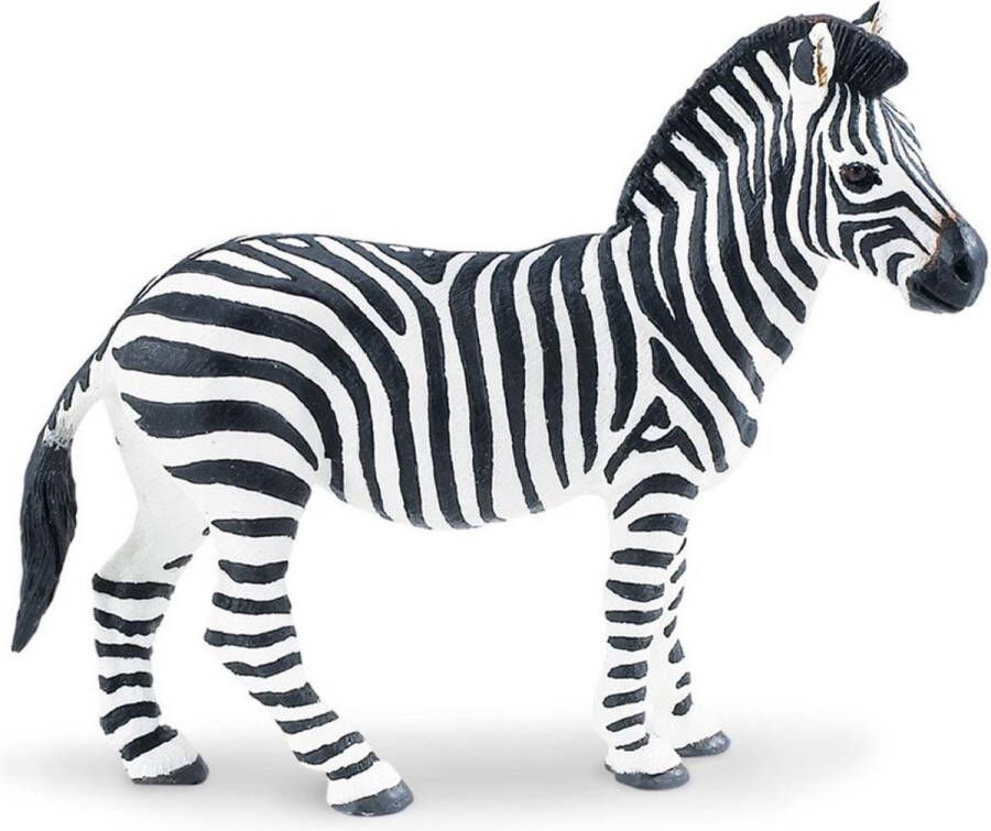 Shoppartners Safari Speeldier Zebra Junior 11 X 9 Cm Zwart wit