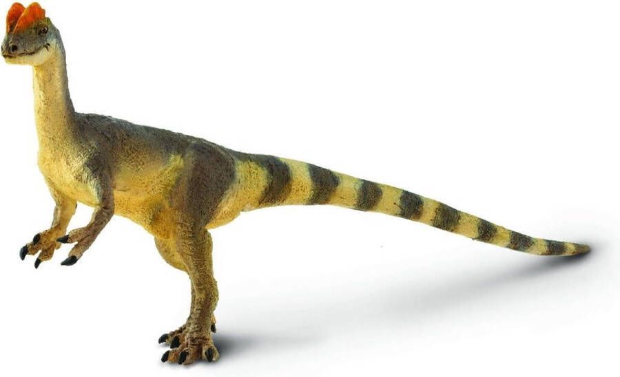 Yellow Webshop Safari Speelfiguur Dilophosaurus Noveltie 16 X 7 Cm Geel grijs