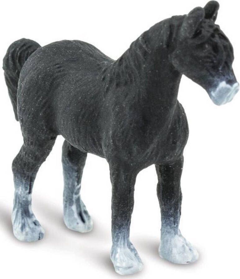 Safari Speelfiguur Paard Junior 2 5 Cm Zwart wit 192 Stuks