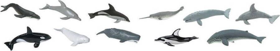 Safari Speelset Grote Zeedieren Junior 4-7 5 Cm 48 Stuks