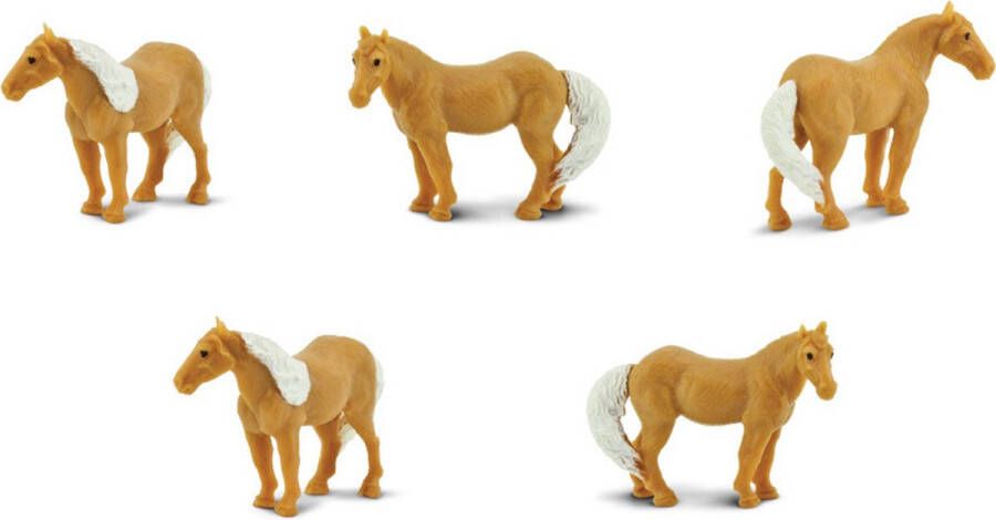 Safari Speelset Lucky Minis Paarden 2 5 Cm Bruin 192-delig