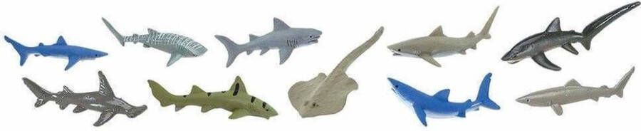 Safari Wild speelfigurenset Sharks 10-delig (Sea life collection)