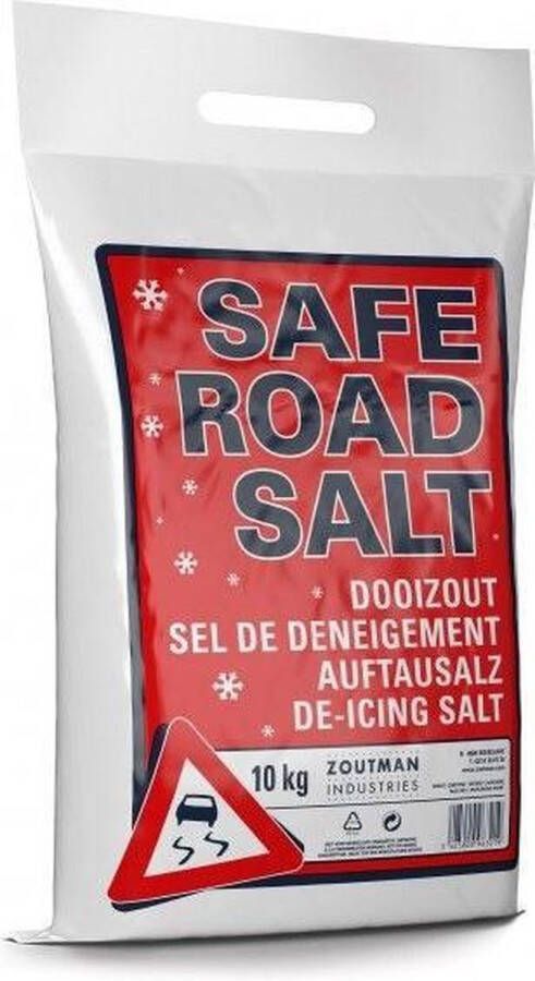 SaferoadSalt Strooizout Dooizout 10 kilogram lichte verpakking