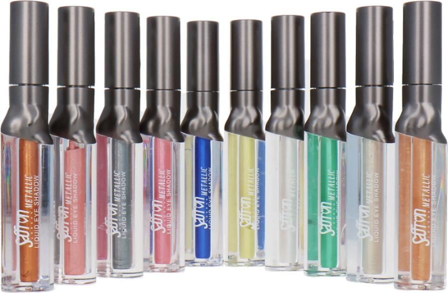 Saffron Metallic Liquid Oogschaduw (set van 10)