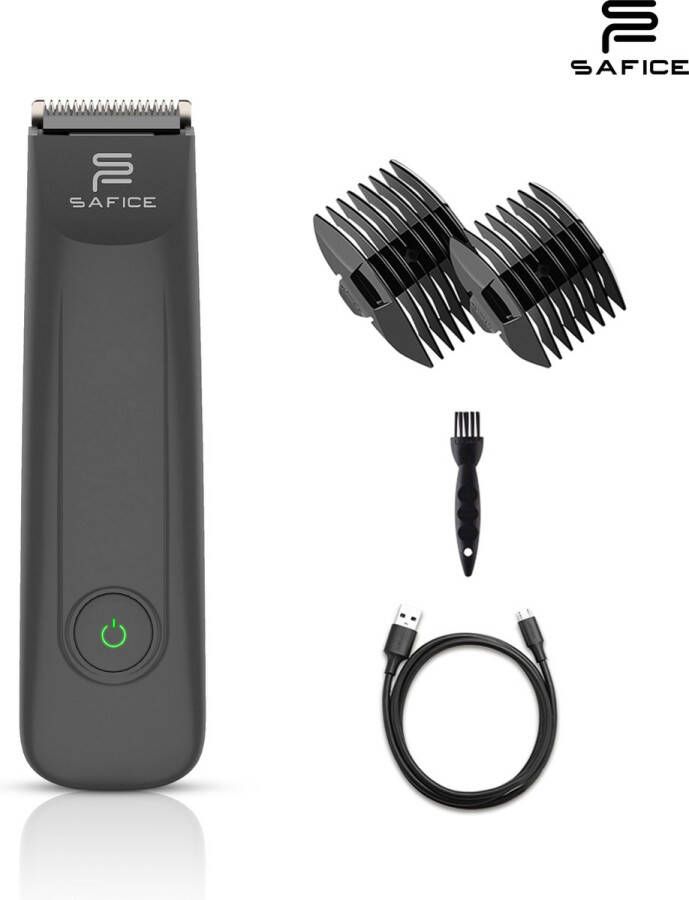 SAFICE Bodygroomer Body trimmer Scheerapparaat Veilige trimmer Draadloos & Oplaadbaar 100% Waterdicht Alle Lichaamsdelen