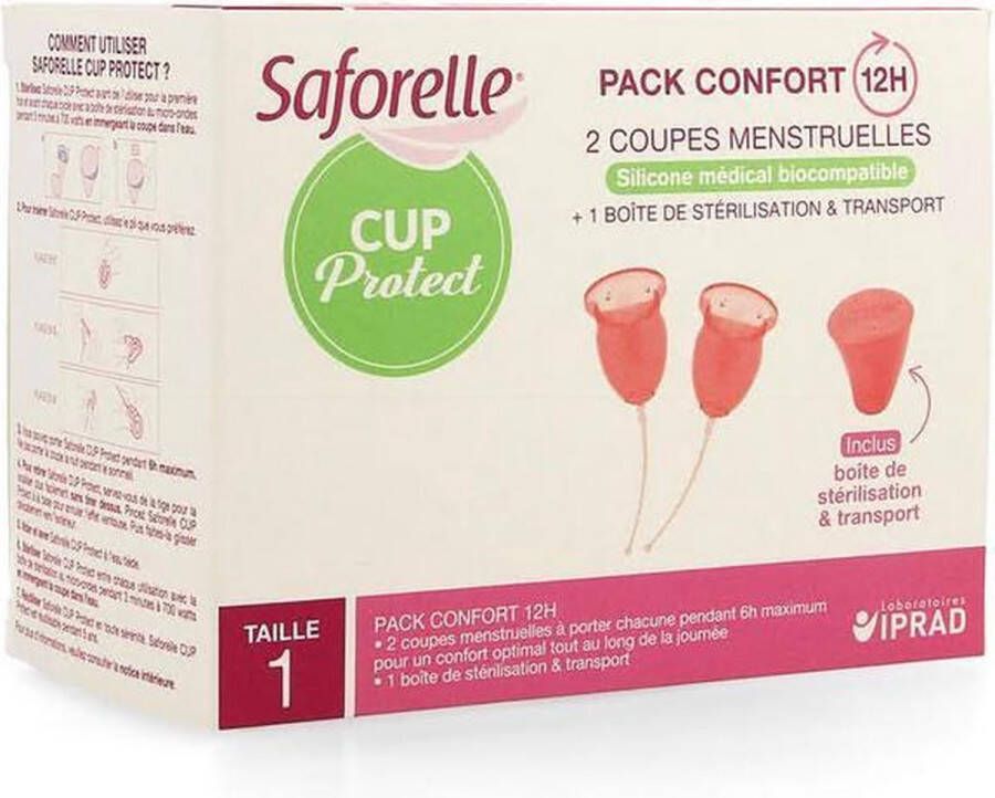 Saforelle Cup Protect Menstruatiecups Taille 1