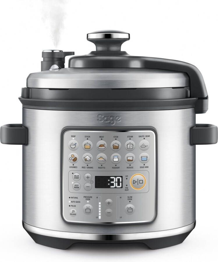 Sage the Fast Slow GO™ Snelkookpan Muliticooker