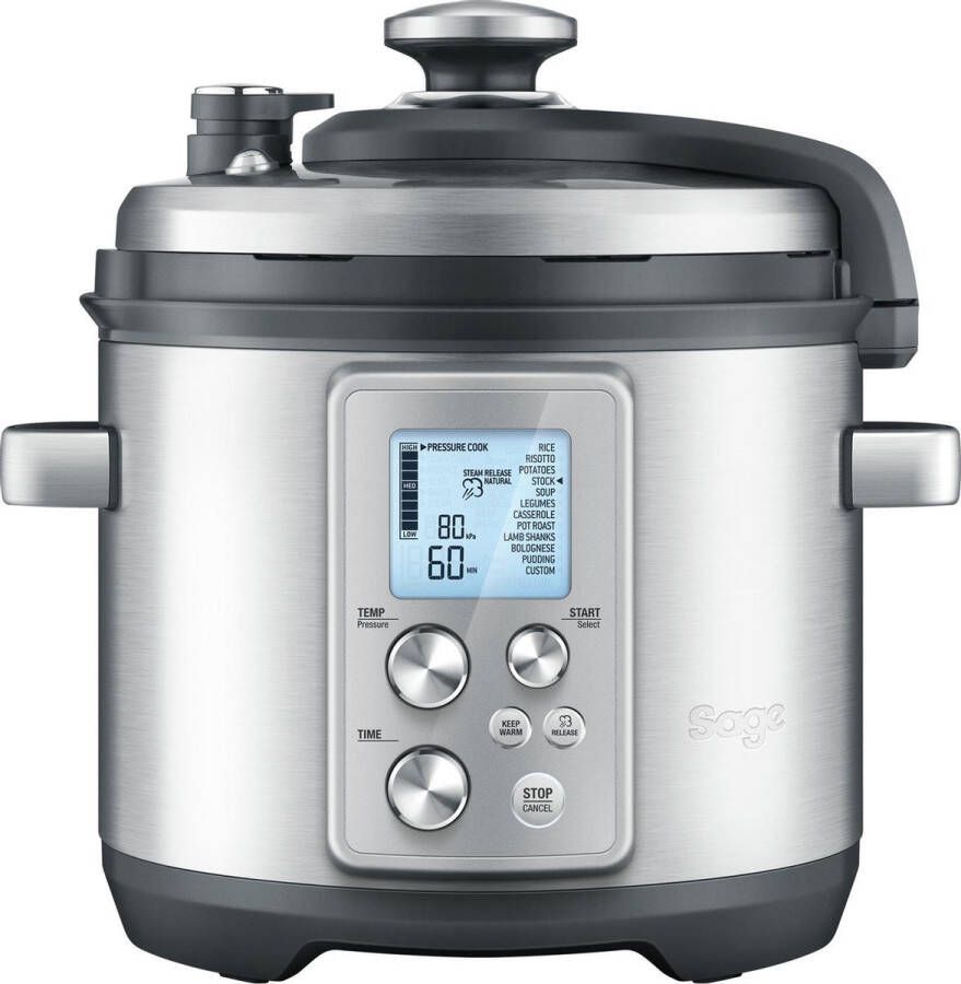 Sage The Fast Slow Pro Slowcooker Grijs