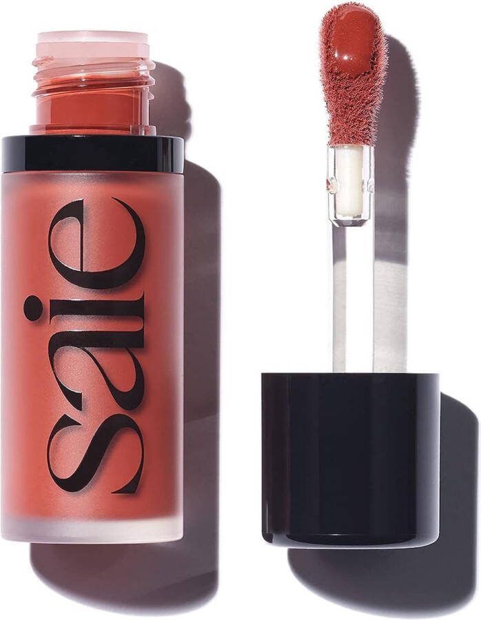 Saie Dew Blush Lightweight Blendable + Buildable Cream Gel Blush Spicy
