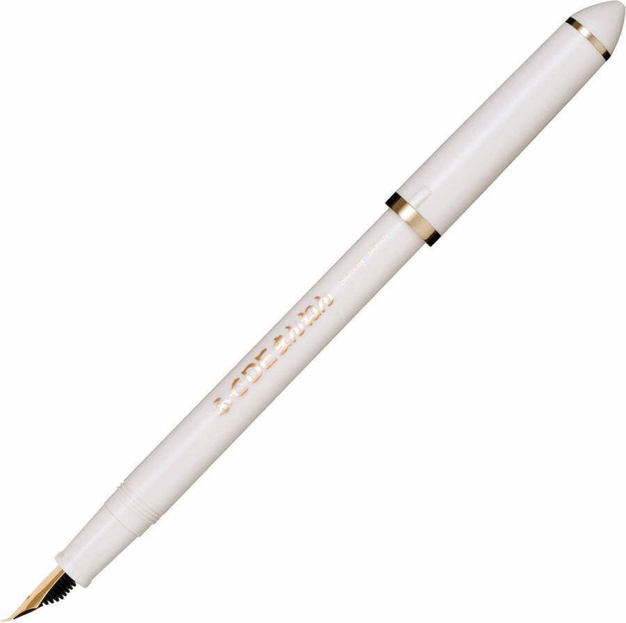 Sailor Fude-De-Mannen Script Kalligrafie Pen Wit Nib Angle 40 °C Degrees met GRATIS Cartridge