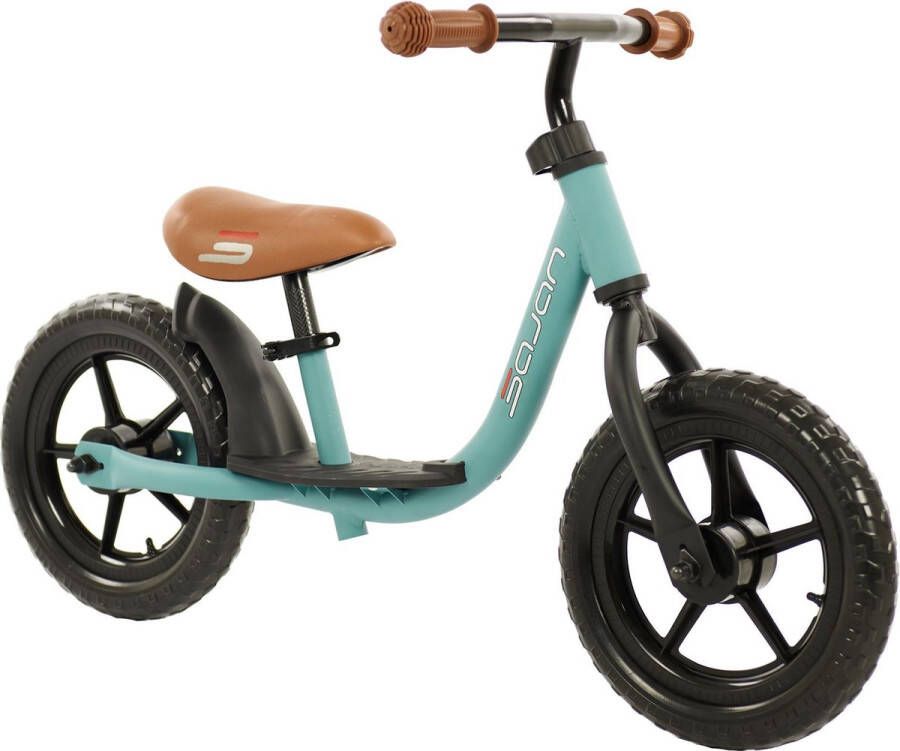 Sajan Loopfiets Balance Bike Jongens en Meisjes Loopfiets 2 Jaar Buitenspeelgoed Turquoise