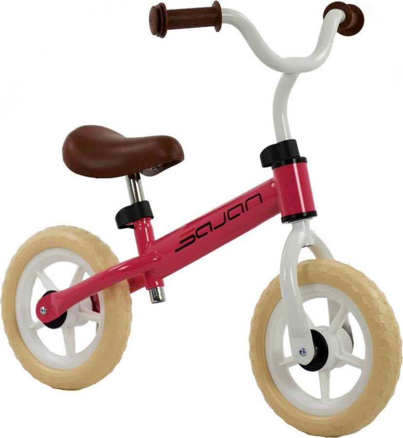 Sajan Loopfiets Wit-Roze Balance bike Speelgoed