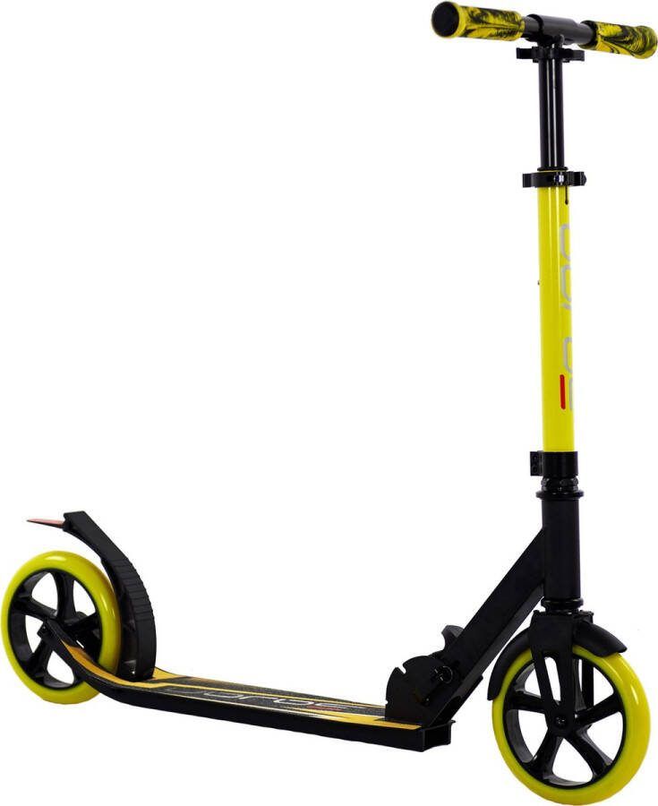 Sajan Step Aluminium Kinderstep Grote Wielen 18cm Geel Autoped Scooter