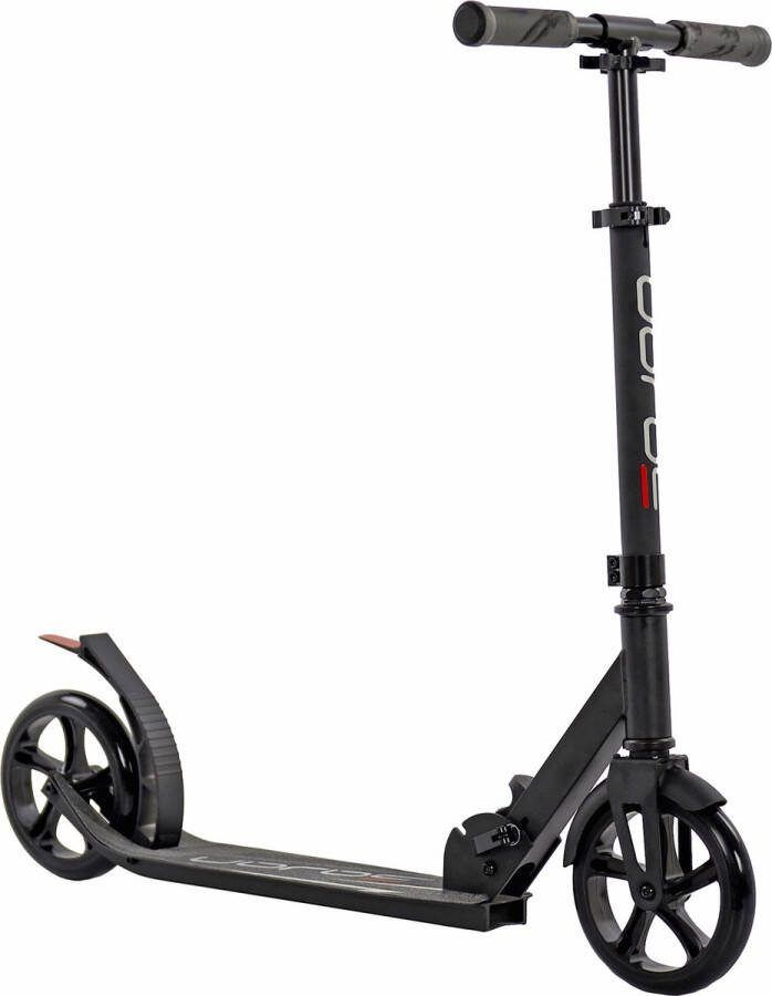 Sajan Step Aluminium Kinderstep Grote Wielen Autoped -18cm -Zwart Autoped Scooter