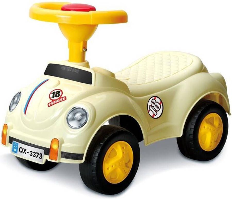 Sako Toys Loopauto de schattige kever Ride on Cute Beetle Creme