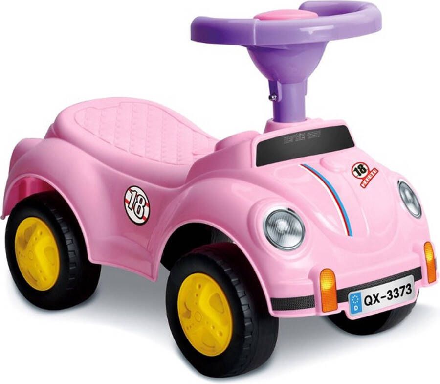 Sako Toys Loopauto de schattige kever Ride on Cute Beetle Roze