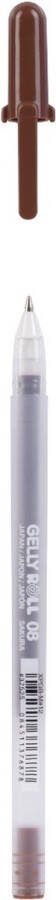 Sakura Gelly Roll classic 08 gelpen bruin
