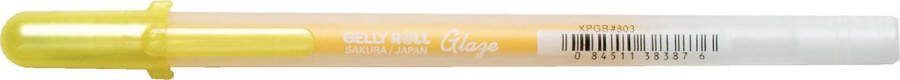 Sakura Gelly Roll Glaze 3D Gelpen Roller 0 4mm Geel