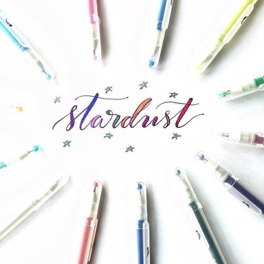 Sakura Gelpen Gelly Roll Stardust Glitter 743 blauw sparkling