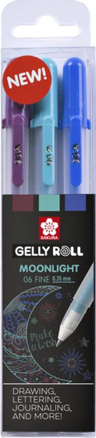 Sakura Gelschrijver Gelly Roll Moonlight 06 Galaxy 6 stuks