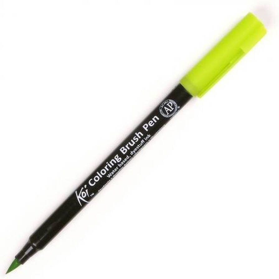 Sakura • Koi color brush geel groen H77