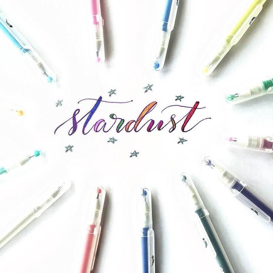 Sakura Gelpen Gelly Roll Stardust Glitter 749 Black Sparkling
