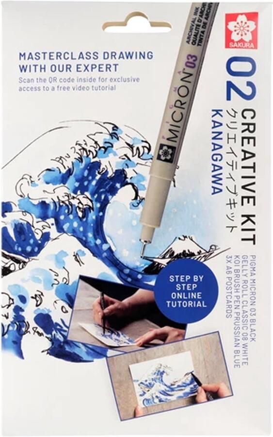 Sakura Tekenset creative kit kanagawa