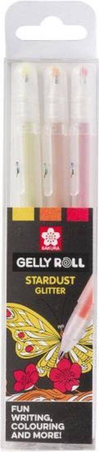 Sakura Unieke collectie van 3 Gelly Rolls Stardust Happy