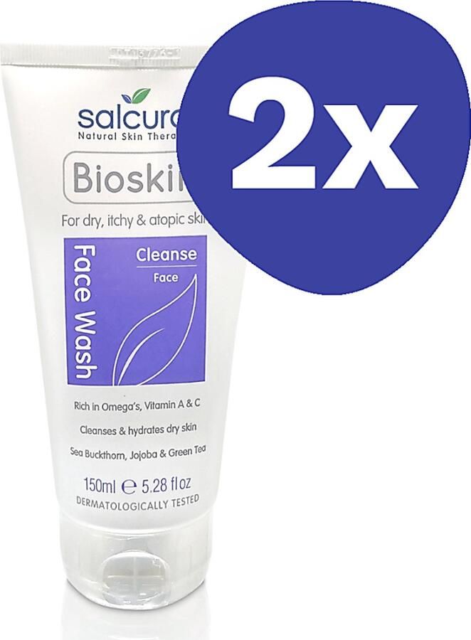 Salcura Bioskin Face Wash (2x 200ml)