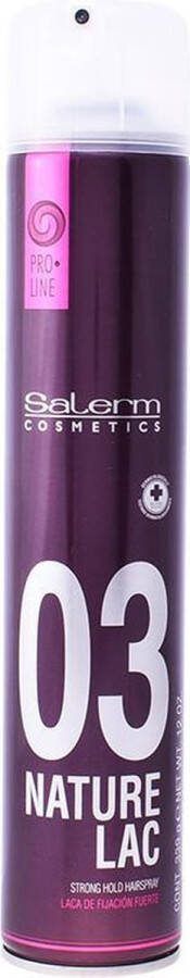 Salerm Haarspray voor stevige fixatie Nature Lac (650 ml) (650 ml)