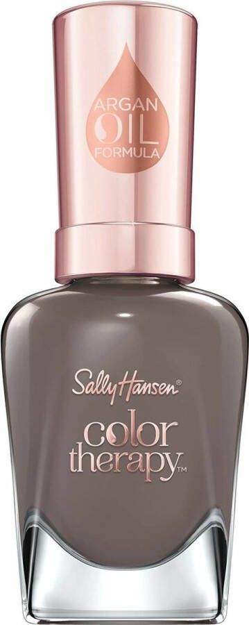 Sally Hansen Color Therapy Argan Oil Formula 141 Slate Escape Nagellak Grijs 14.7 ml