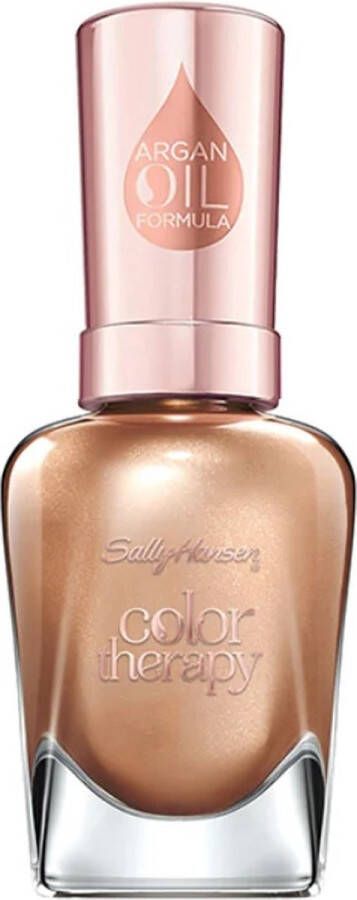 Sally Hansen Color Therapy Argan Oil Formula 170 Glow With The Flow Nagellak Goud 14.7 ml