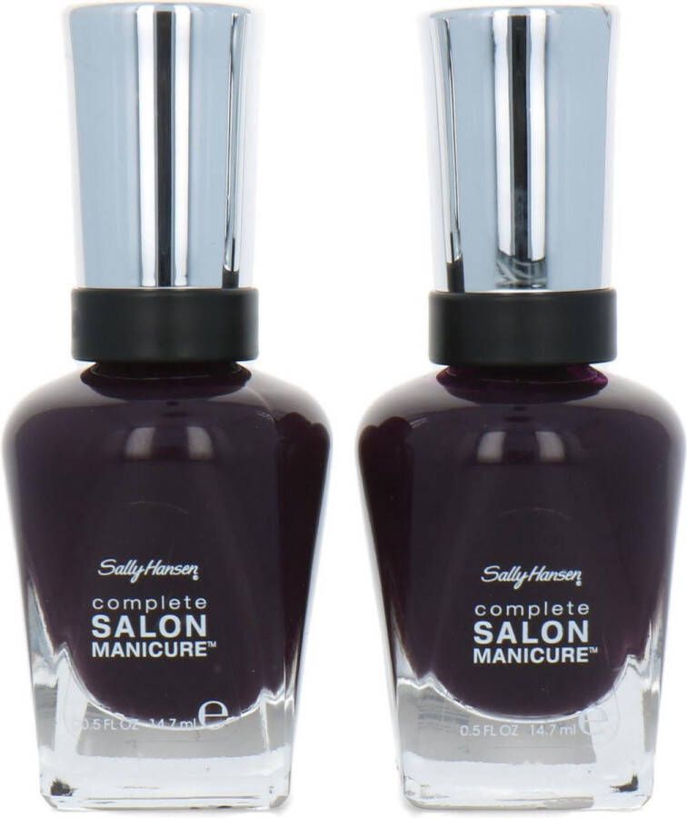 Sally Hansen Complete Salon Manicure Nagellak 660 Pat On The Black (2 stuks)