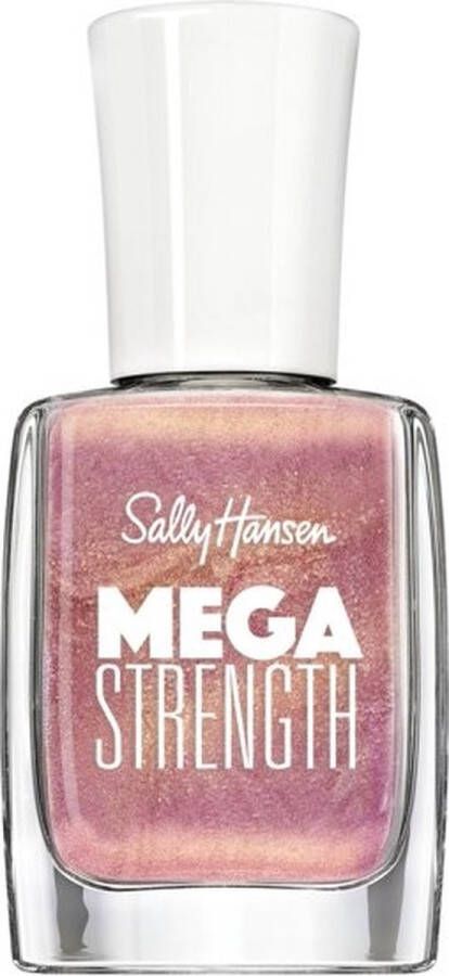 Sally Hansen Mega Strength Ultra Shine Nail 028 Rise Up Nagellak Roze 11.8 ml