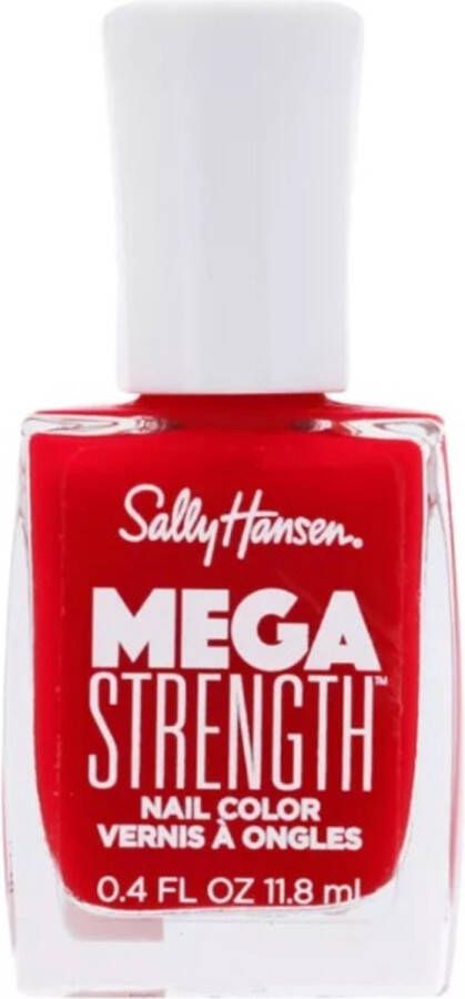 Sally Hansen Mega Strength Ultra Shine Nail 040 Class Act Nagellak Rood 11.8 ml
